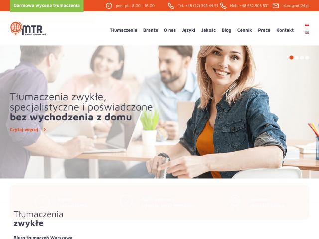 Zobacz Biuro Tłumaczeń MTR