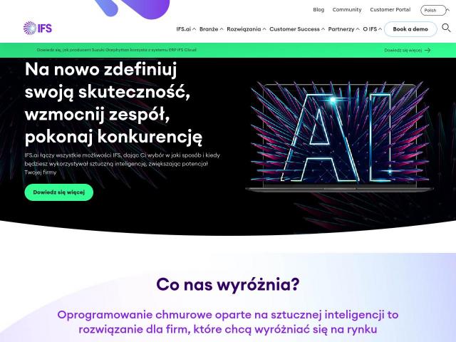 Zobacz IFS Industrial and Financial Systems Poland Sp. z o.o.
