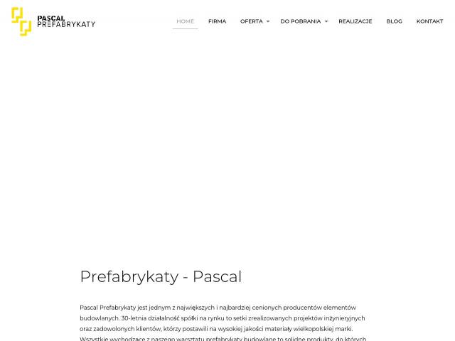 Zobacz Pascal Prefabrykaty Sp. z o.o.