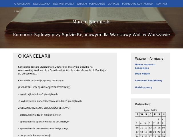 Zobacz Marcin Niemirski Komornik Sądowy